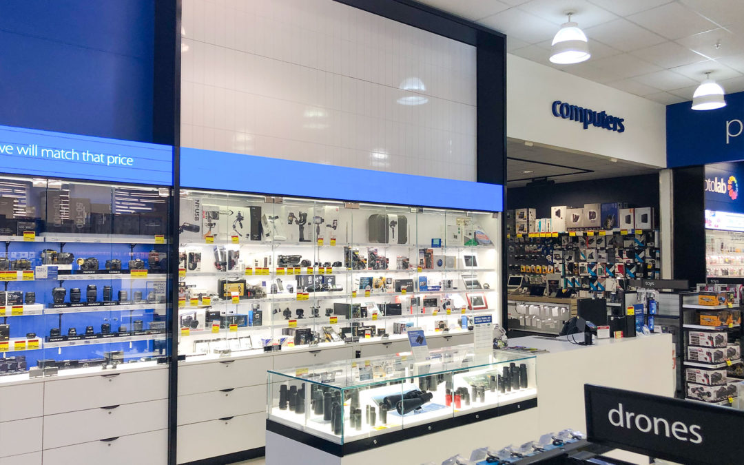 New Concept Design for London Drugs Camera Section